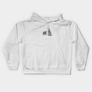 Taking my baby for a stroll Kids Hoodie